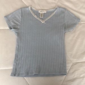 Girls Baby Blue Top